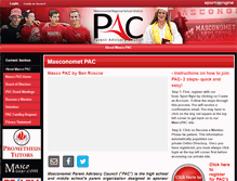 Tablet Screenshot of mascopac.org